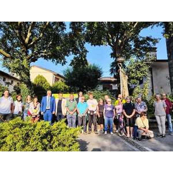 Un momento dell'inaugurazione del percorso Biotopo Torbiera Selvote - Un momento dell'inaugurazione del percorso Biotopo Torbiera Selvote