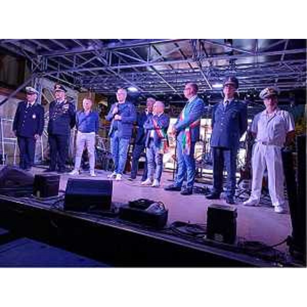 Il presidente Mauro Bordin prende la parola a Fiera dei Sapori, a Carlino - Il presidente Mauro Bordin prende la parola a Fiera dei Sapori, a Carlino