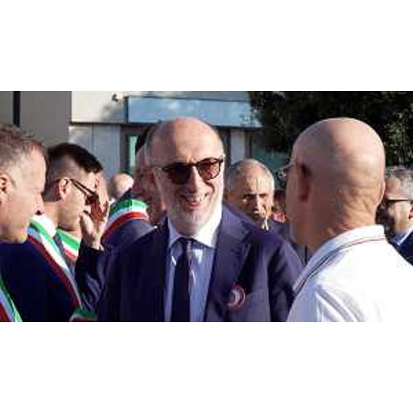 L'assessore alla Salute Riccardo Riccardi a Gonars - L'assessore alla Salute Riccardo Riccardi a Gonars