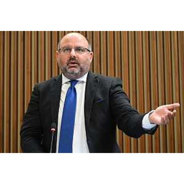 Il capogruppo del Pd, Diego Moretti - Il capogruppo del Pd, Diego Moretti