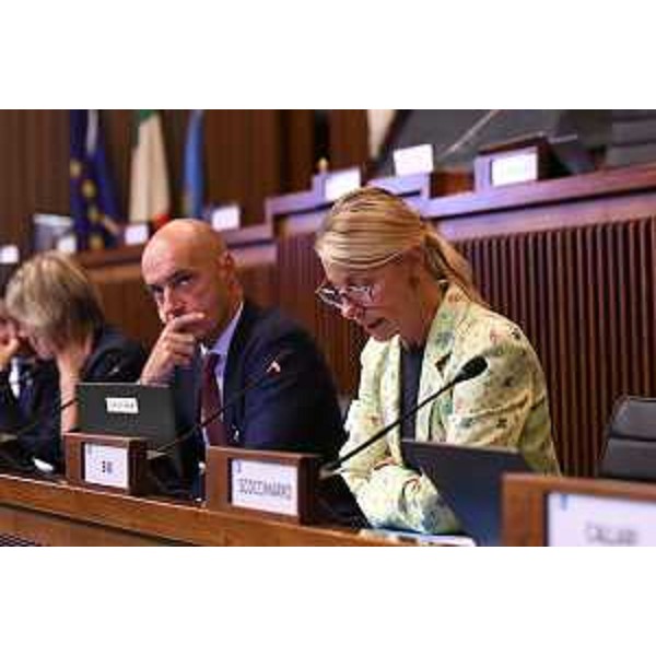 Federica Seganti, presidente di Friulia spa, accanto al direttore generale Marco Signori - Federica Seganti, presidente di Friulia spa, accanto al direttore generale Marco Signori