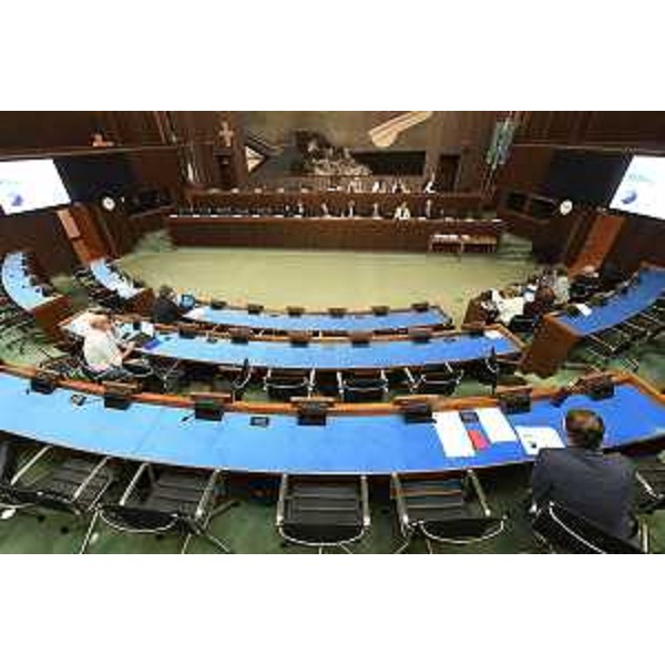 Un momento dei lavori della I Commissione - Un momento dei lavori della I Commissione