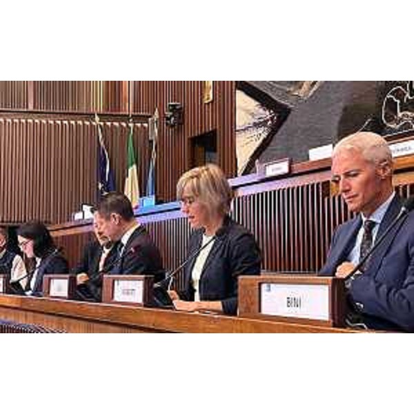 Un momento dei lavori della I Commissione in Consiglio regionale. Al centro l'assessore alle Finanze Barbara Zilli. - Un momento dei lavori della I Commissione in Consiglio regionale. Al centro l'assessore alle Finanze Barbara Zilli.