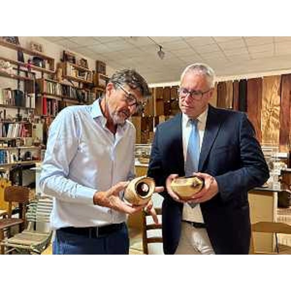 Gianni Cantarutti e il presidente Mauro Bordin - Gianni Cantarutti e il presidente Mauro Bordin