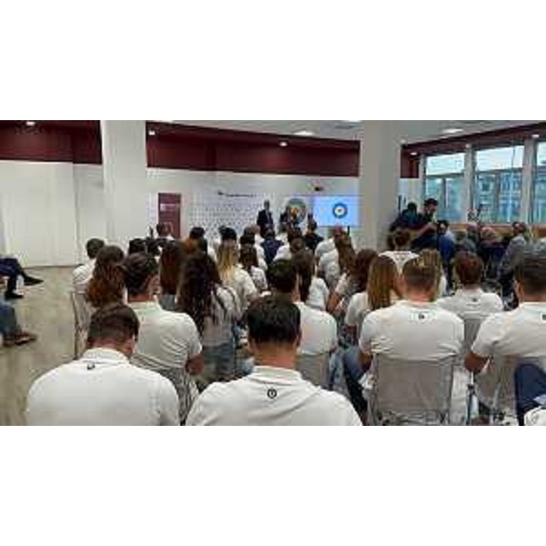 Uno scatto durante la presentazione tenutasi al Trieste Campus di via Locchi - Uno scatto durante la presentazione tenutasi al Trieste Campus di via Locchi