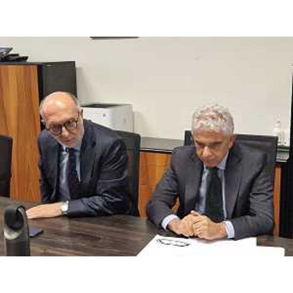 L'assessore regionale Riccardi con il prefetto di Udine Lione - L'assessore regionale Riccardi con il prefetto di Udine Lione