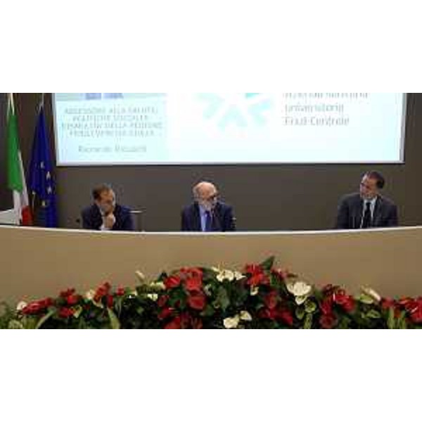 L'intervento dellassessore alla Salute Riccardo Riccardi. - L'intervento dellassessore alla Salute Riccardo Riccardi.