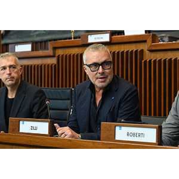 Il presidente della II Commissione, Stefano Balloch (FdI), e l'assessore Sergio Emidio Bini - Il presidente della II Commissione, Stefano Balloch (FdI), e l'assessore Sergio Emidio Bini 