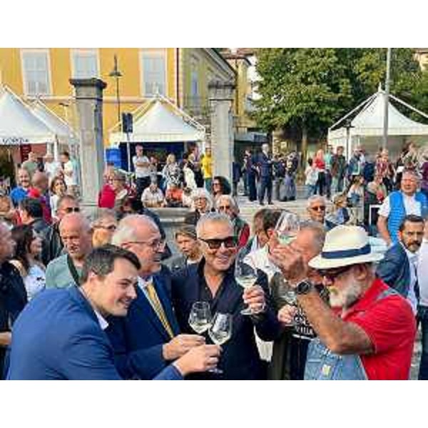 Un momento dell'inaugurazione di Gusti di frontiera 2025 - Un momento dell'inaugurazione di Gusti di frontiera 2025