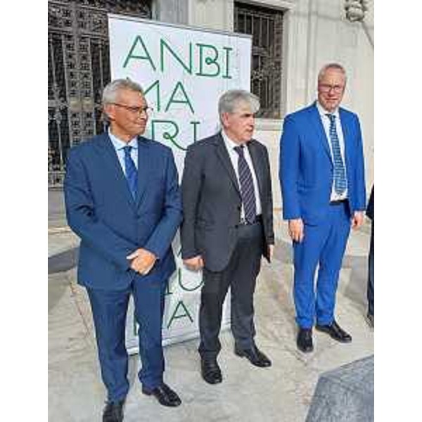 Il presidente Pasquale Moro, il presidente Giampaolo Lazzeri e il presidente Mauro Bordin - Il presidente Pasquale Moro, il presidente Giampaolo Lazzeri e il presidente Mauro Bordin