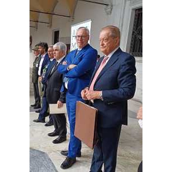 Ancora un momento del raduno delle bande musicali del Friuli Venezia Giulia a Udine - Ancora un momento del raduno delle bande musicali del Friuli Venezia Giulia a Udine