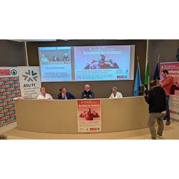 L'assessore Riccardi nel corso del suo intervento - L'assessore Riccardi nel corso del suo intervento