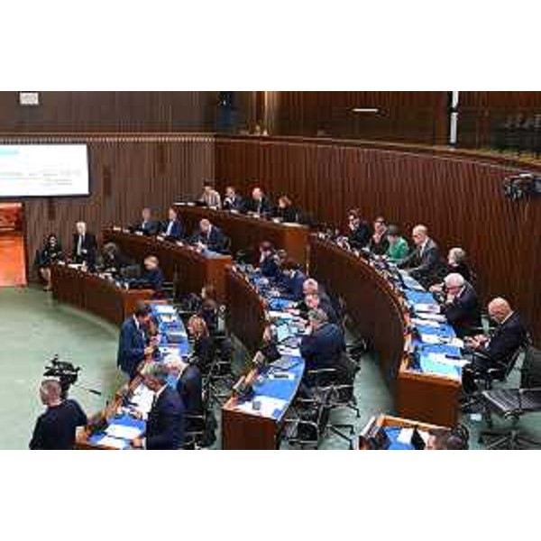 Un momento dei lavori d'Aula - Un momento dei lavori d'Aula