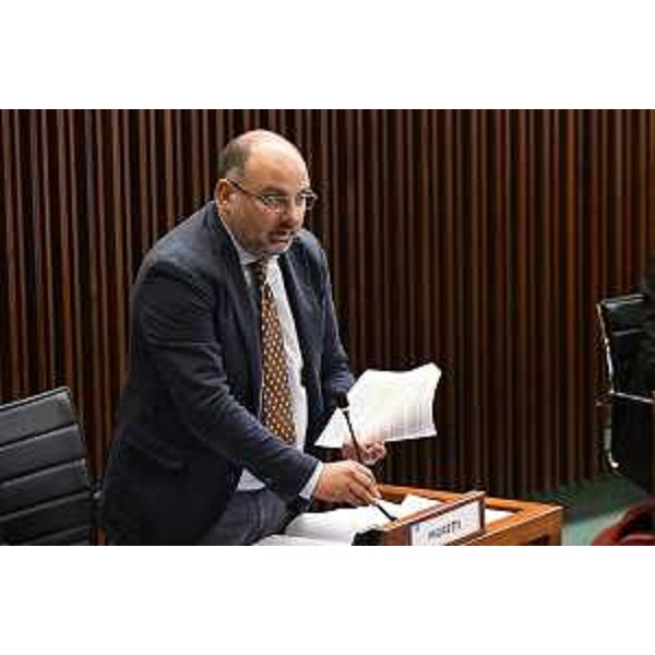 Il capogruppo del Pd, Diego Moretti - Il capogruppo del Pd, Diego Moretti