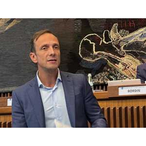 Il governatore Fedriga nel corso del suo intervento in Aula - Il governatore Fedriga nel corso del suo intervento in Aula