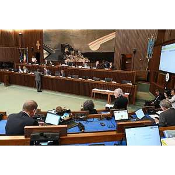 Un momento dei lavori dell'Aula - Un momento dei lavori dell'Aula