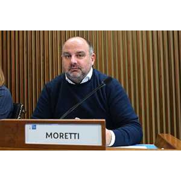 Il capogruppo del Pd, Diego Moretti - Il capogruppo del Pd, Diego Moretti