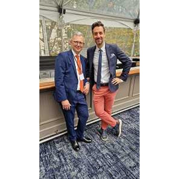 L'assessore regionale Stefano Zannier con il direttore generale dell'Ersa Mauro Giovanni Viti a New York per Vinitaly Usa - L'assessore regionale Stefano Zannier con il direttore generale dell'Ersa Mauro Giovanni Viti a New York per Vinitaly Usa