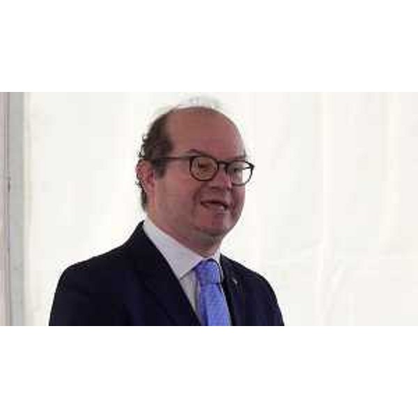 Il vicegovernatore Mario Anzil alla preview per la stampa della mostra "Confini. Da Gauguin a Hopper", allestita a Villa Manin di Passariano. - Il vicegovernatore Mario Anzil alla preview per la stampa della mostra "Confini. Da Gauguin a Hopper", allestita a Villa Manin di Passariano.