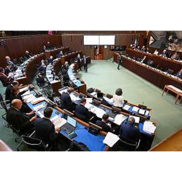 I lavori dell'Aula durante l'esame dell'Assestamento bis - I lavori dell'Aula durante l'esame dell'Assestamento bis