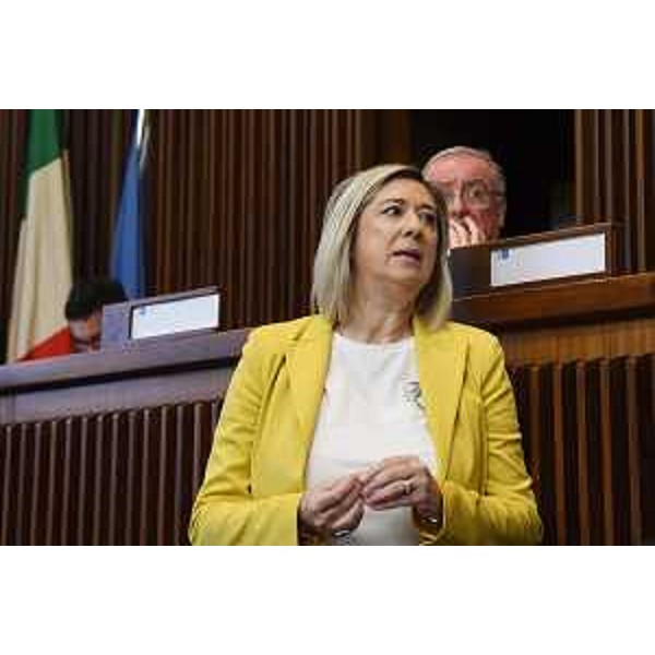 L'intervento in Aula dell'assessore regionale Cristina Amirante durante la discussione dell'Assestamento bis - L'intervento in Aula dell'assessore regionale Cristina Amirante durante la discussione dell'Assestamento bis