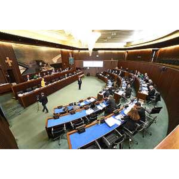 Un momento dei lavori dell'Aula - Un momento dei lavori dell'Aula 