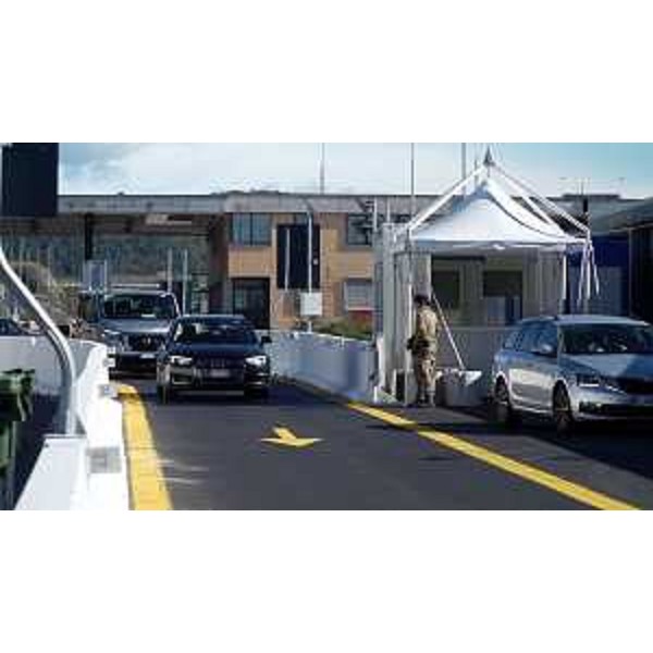 Il valico di Fernetti. - Il valico di Fernetti.