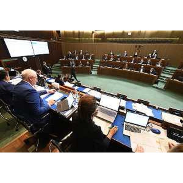 Un momento dei lavori dell'Aula - Un momento dei lavori dell'Aula