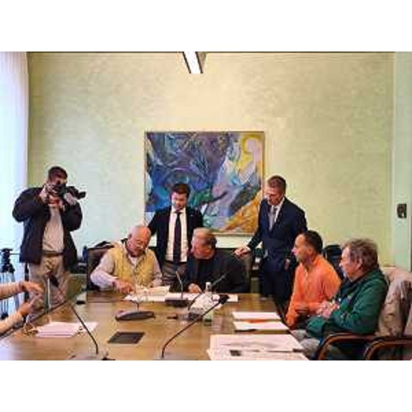 L'assessore regionale Scoccimarro con vertici Associazione Agricoltori Medio Tagliamento a Trieste - L'assessore regionale Scoccimarro con vertici Associazione Agricoltori Medio Tagliamento a Trieste