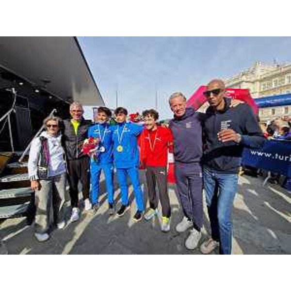 Roberti e Scoccimarro alla premiazione - Roberti e Scoccimarro alla premiazione