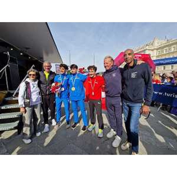 Roberti e Scoccimarro alla premiazione - Roberti e Scoccimarro alla premiazione