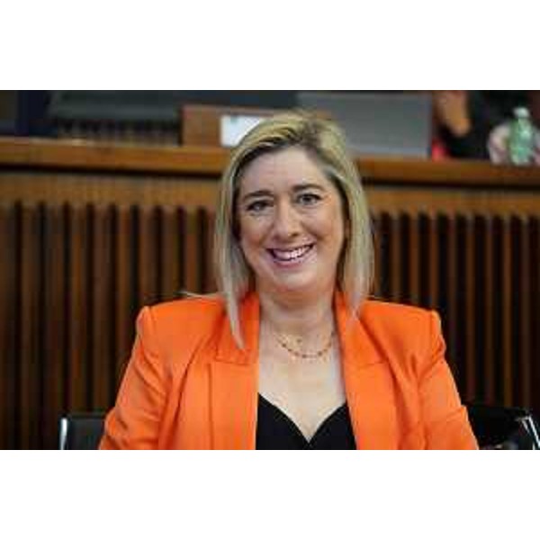L'assessore regionale alle Infrastrutture Cristina Amirante - L'assessore regionale alle Infrastrutture Cristina Amirante