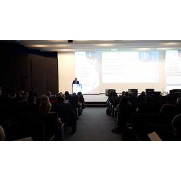 L'assessore regionale alla Salute, Politiche sociali e Disabilità Riccardo Riccardi sul palco del Palazzo dei Congressi di Grado - L'assessore regionale alla Salute, Politiche sociali e Disabilità Riccardo Riccardi sul palco del Palazzo dei Congressi di Grado 