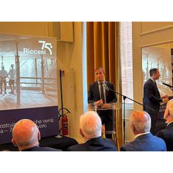 L'intervento del governatore Massimiliano Fedriga per i 75 anni della Riccesi - L'intervento del governatore Massimiliano Fedriga per i 75 anni della Riccesi