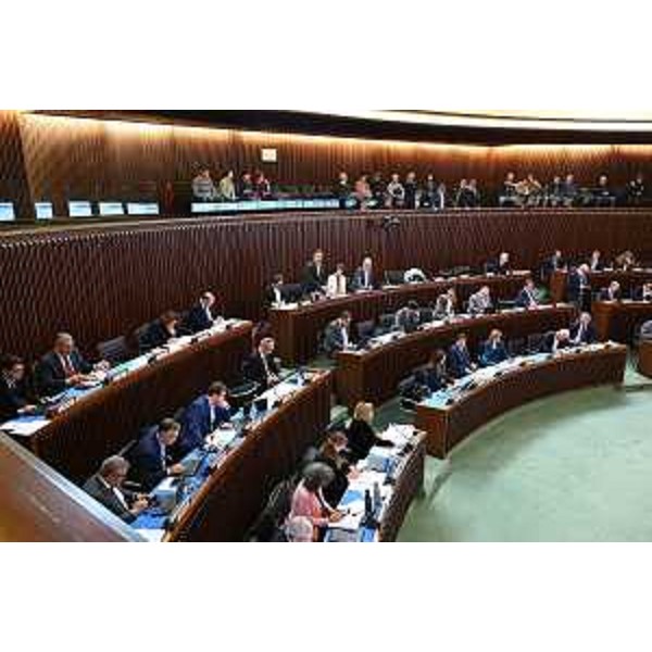 Un momento dei lavori dell'Aula - Un momento dei lavori dell'Aula