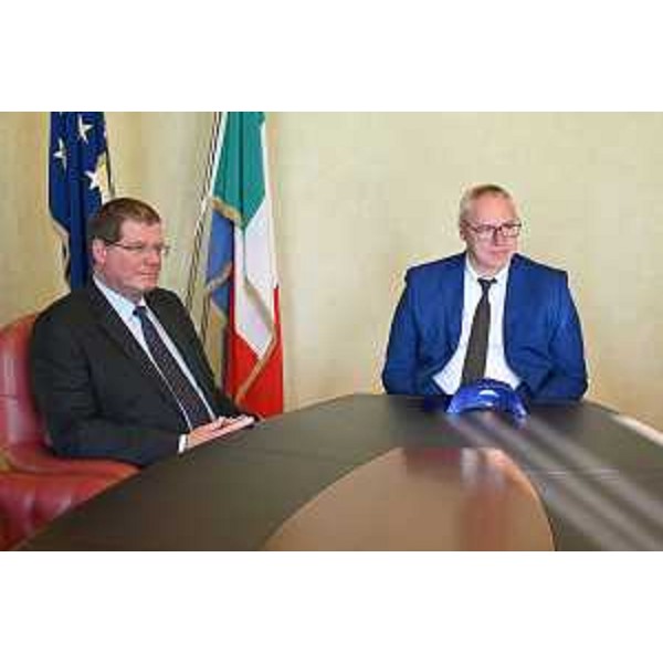 Il presidnete delCr Fvg, Mauro Bordin, e il conisgliere regionale Marko Pisani (Ssk) - Il presidnete delCr Fvg, Mauro Bordin, e il conisgliere regionale Marko Pisani (Ssk)