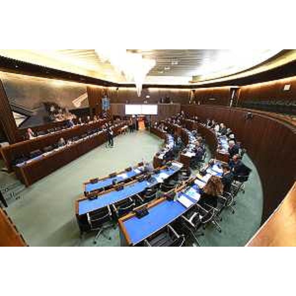 I lavori dell'Aula durante l'esame del ddl - I lavori dell'Aula durante l'esame del ddl