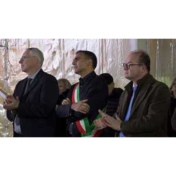 Il vicegovernatore Mario Anzil con il sindaco di Rivignano Teor Fabrizio Mattiussi e il presidente del Consiglio regionale Mauro Bordin - Il vicegovernatore Mario Anzil con il sindaco di Rivignano Teor Fabrizio Mattiussi e il presidente del Consiglio regionale Mauro Bordin