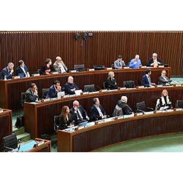 Una parte degli auditi e dei consiglieri presenti in IV Commissione - Una parte degli auditi e dei consiglieri presenti in IV Commissione