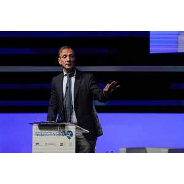 Il governatore del Friuli Venezia Giulia Massimiliano Fedriga a Selecting Italy 2025 - Il governatore del Friuli Venezia Giulia Massimiliano Fedriga a Selecting Italy 2025