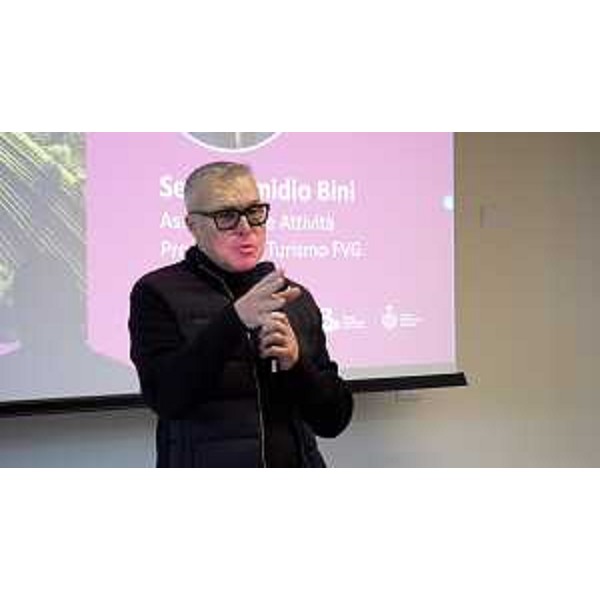 L'assessore regionale alle Attività produttive e Turismo Sergio Emidio Bini a San Giovanni al Natisone - L'assessore regionale alle Attività produttive e Turismo Sergio Emidio Bini a San Giovanni al Natisone