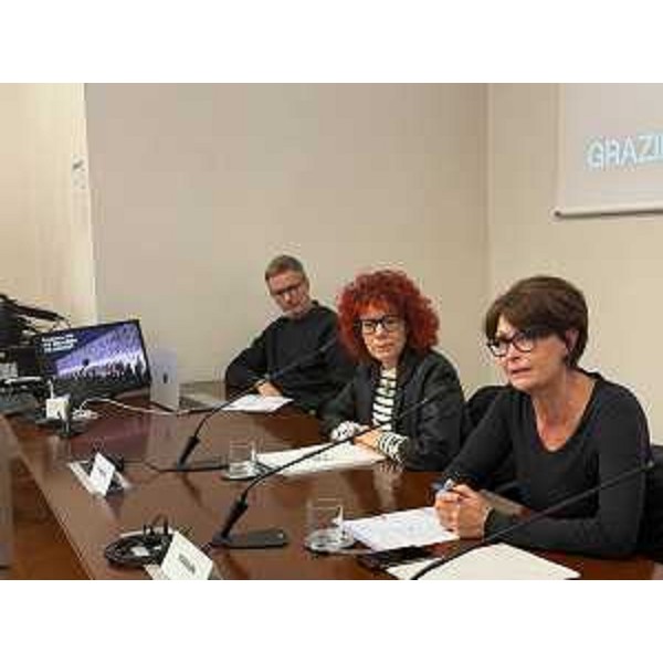 L'assessore regionale Alessia Rosolen alla presentazione delle attività della Fondazione ITS con Barbara Franchin, fondatrice del talent e di ITS Arcademy - L'assessore regionale Alessia Rosolen alla presentazione delle attività della Fondazione ITS con Barbara Franchin, fondatrice del talent e di ITS Arcademy