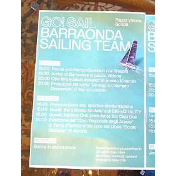 La locandina della tre giorni a Gorizia - La locandina della tre giorni a Gorizia