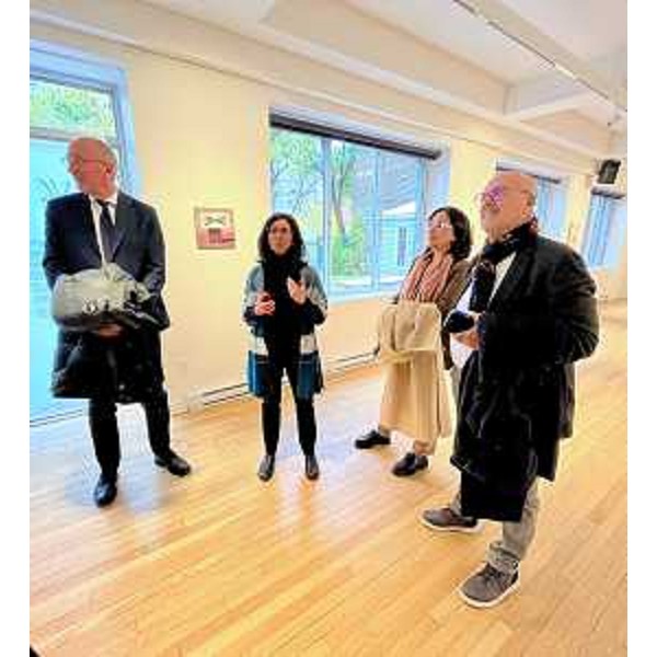 La delegazione del Friuli Venezia Giulia guidata dall'assessore Callari con la direttrice dellIstituto italiano di Cultura di Montréal Francesca Calamaro - La delegazione del Friuli Venezia Giulia guidata dall'assessore Callari con la direttrice dellIstituto italiano di Cultura di Montréal Francesca Calamaro