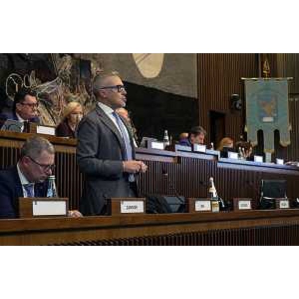 Una fase dei lavori d'Aula - Una fase dei lavori d'Aula 