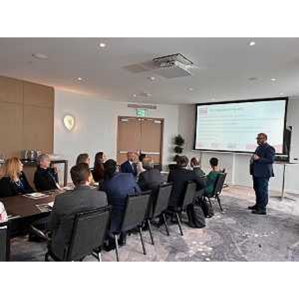 Uno degli interventi della delegazione del Friuli Venezia Giulia al Forum Canada-Italia sull'Intelligenza artificiale di Montréal (Canada) - Uno degli interventi della delegazione del Friuli Venezia Giulia al Forum Canada-Italia sull'Intelligenza artificiale di Montréal (Canada)