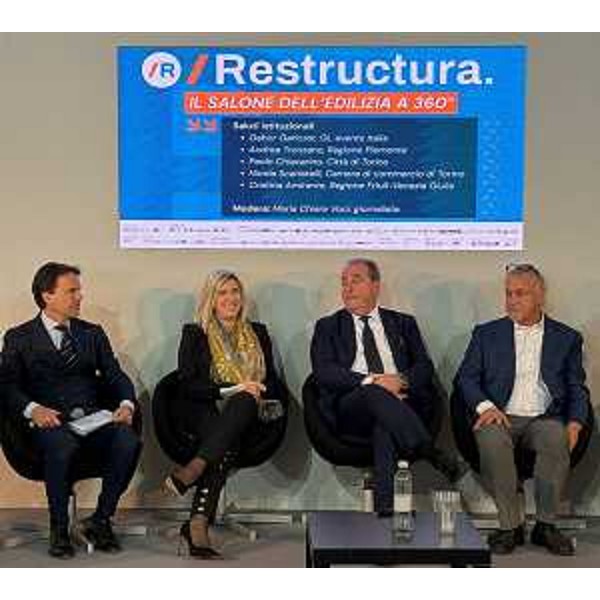 L'assessore Cristina Amirante a Restructura a Torino - L'assessore Cristina Amirante a Restructura a Torino