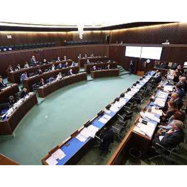 I lavori dell'Aula durante l'esame del ddl 61 - I lavori dell'Aula durante l'esame del ddl 61