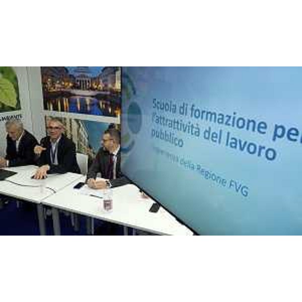 Un panel pomeridiano nello stand Fvg a BolognaFiere - Un panel pomeridiano nello stand Fvg a BolognaFiere