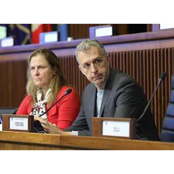 Il presidente della II Commissione, Stefano Balloch (FdI) - Il presidente della II Commissione, Stefano Balloch (FdI)